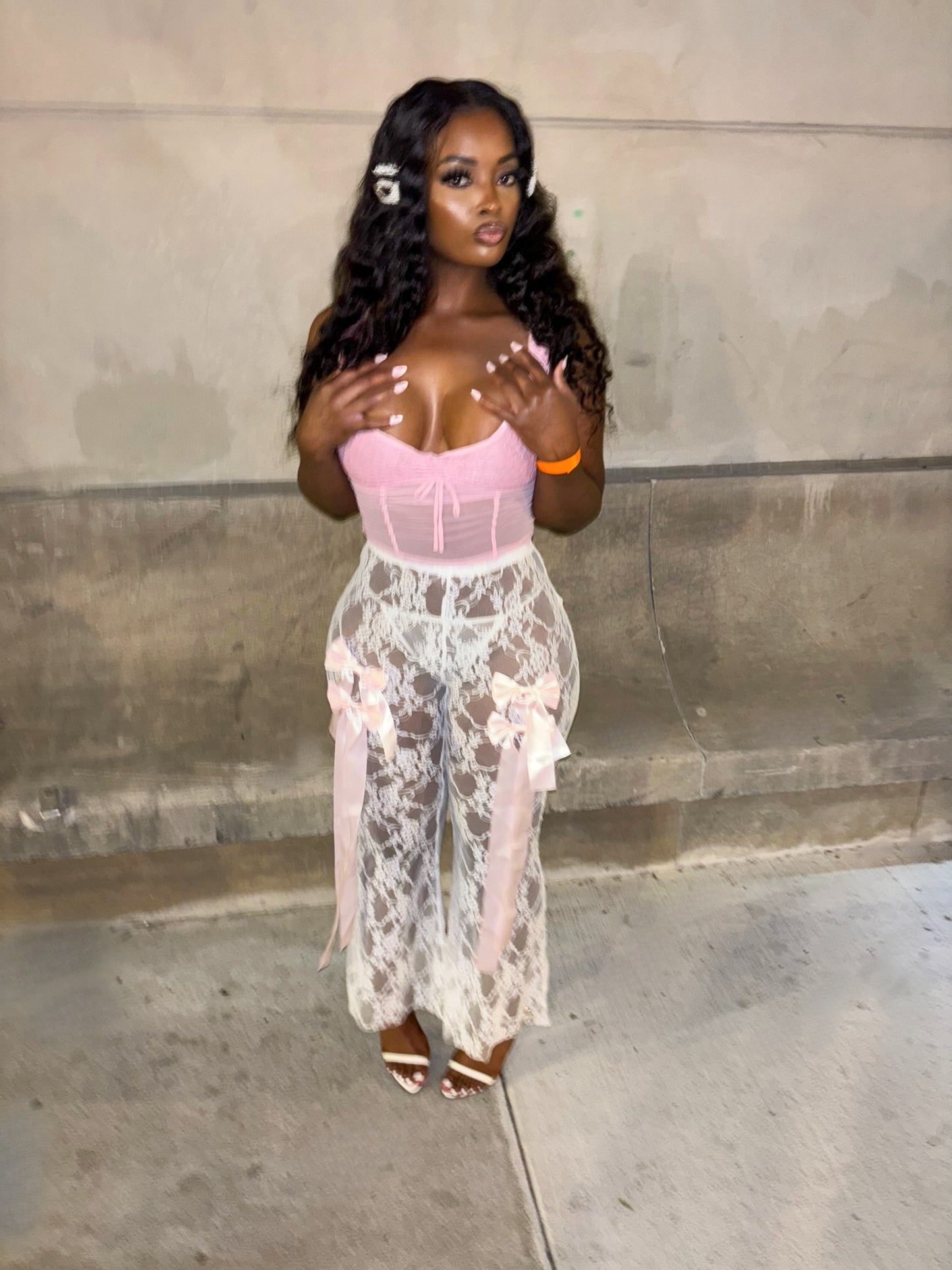 Baby doll bow pants